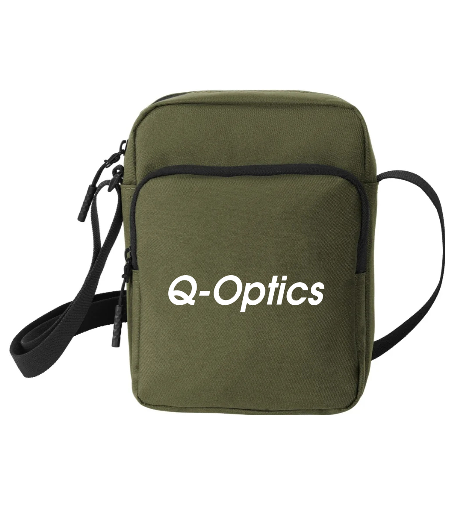 Port Authority Upright Crossbody Bag Olive Green with Q-Optics